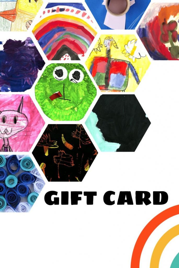 Gift card for keepkids.-art webpage